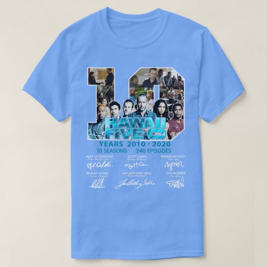 10 ans 2010 2020 Signatures TShirt (Design devant)