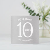 10 ans anniversaire de l'entreprise invitations de (Debout devant)