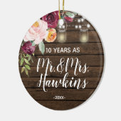 10 ans de personnalisation Ornement (Gauche)