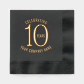 10 ans entreprise fête anniversaire entreprise (Recto)