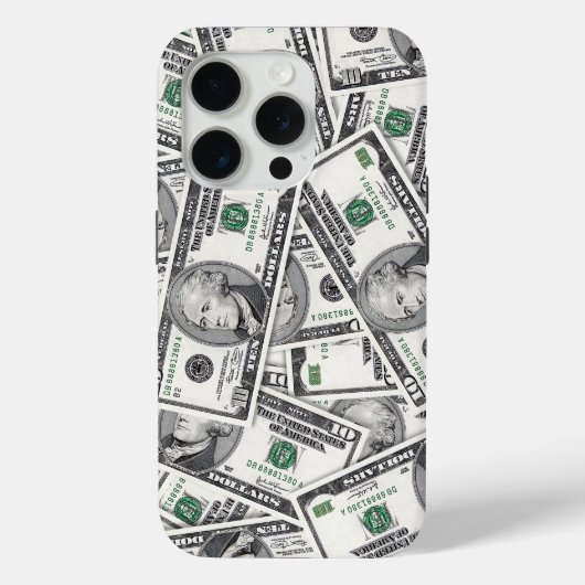 $10 Bil Geld Patroon Case-Mate iPhone Case (Achterkant)