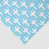  10 blauw-WEEFSELPAPIER Tissuepapier (Detail)