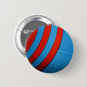 10 Blauwe en Rode Abstracte Zonnezonnige Button (Voorkant /achterkant)