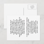 10 Briefkaart voor dodenpestpreventie (Voorkant / Achterkant)