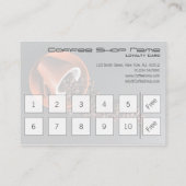 10 + Carte assortie de timbre de fidélité de (Dos)