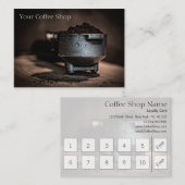 10 + Carte assortie de timbre de fidélité de (Devant / Derrière)