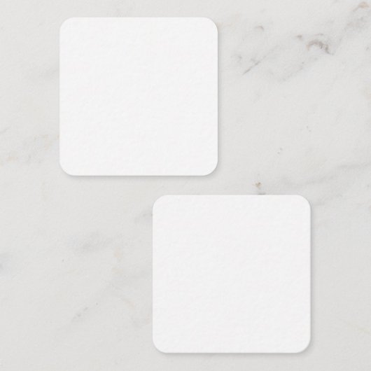 10 Cartes d'insertion de mariage 6,4 cm x 6,4 cm (Devant / Derrière)