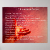 10 Comandes Poster (Voorkant)