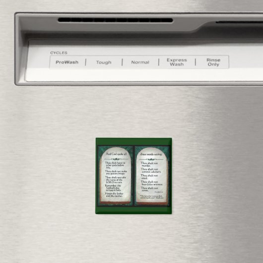 10 Commandements Magnet (In Situ (Lave-vaisselle))