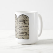 10 Commandements Mug (Devant droit)