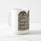 10 Commandements Mug (Devant gauche)