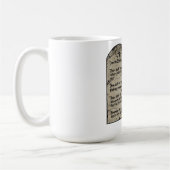 10 Commandements Mug (Gauche)
