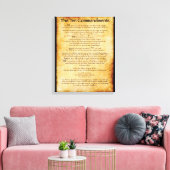 10 Commandements - Toile (Insitu(Salon))