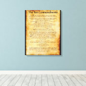 10 Commandements - Toile (Insitu (Plancher de Bois))
