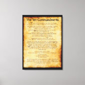 10 Commandements - Toile (Recto)