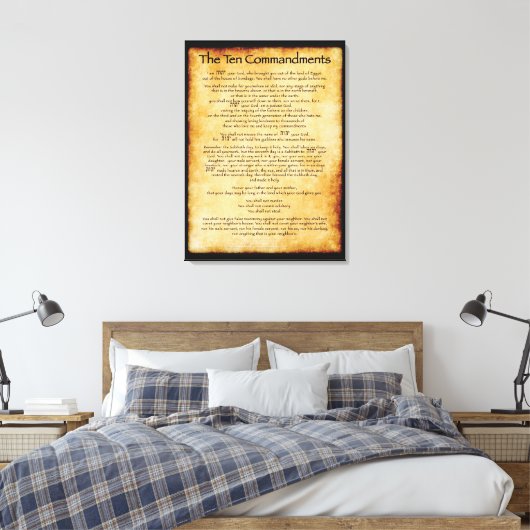 10 Commandements - Toile (Insitu(Chambre))