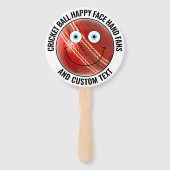 10 Custom Cricket Theme Party BLUE EYES Happy Face Handwaaier (Voorkant)