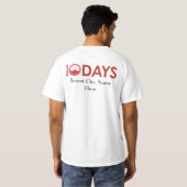  10 dagen T-shirts (Achterkant volledig)