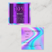 10% de réduction Logo Holographe Rendez-vous beaut (Devant / Derrière)