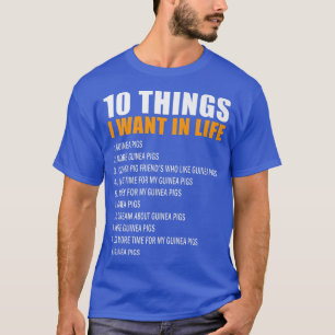 10 dingen die ik wil in het leven, parelhoenders,  t-shirt