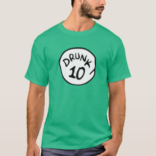 10 DIX ivres de T-shirt