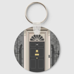 10 Downing Street, Londen (tekening) Sleutelhanger