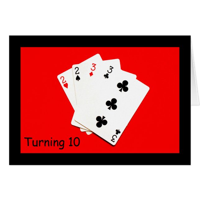 10 draaien is een grote deal! (Voorkant Horizontaal)