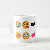 10 emoji koffiemok (Voorkant links)