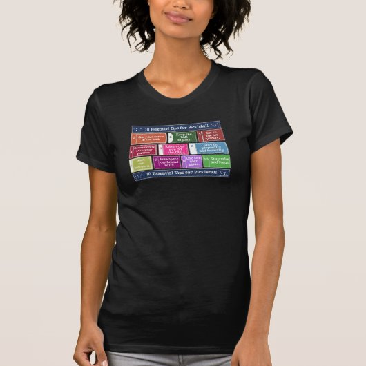 10 Essential Tips for Pickleball T-shirt (Voorkant)