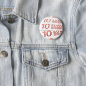 10 EUR RONDE BUTTON 5,7 CM (In situ)