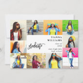 10 Faire-part de graduation multiphoto (Devant)