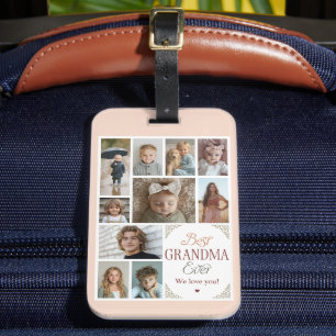 10 Foto Collage Beste Oma Ooit Bagagelabel