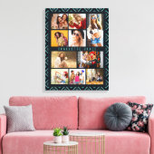 10 Foto Modern Geometric Stylish Name Canvas Afdruk (Insitu (Woonkamer))
