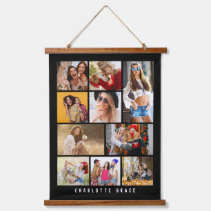 10 Foto Simple Modern Minimal Black Stylish Name Hangend Wandkleed