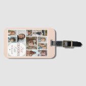 10 Fotocollage Beste oma ooit Bagagelabel (Voorkant (horizontaal))