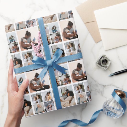10 Fotocollage gepersonaliseerd Cadeaupapier (Geschenken)