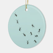 10 fourmis ornement céramique (Gauche)