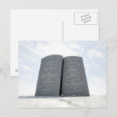 10 geboden in woestijn briefkaart (Voorkant / Achterkant)