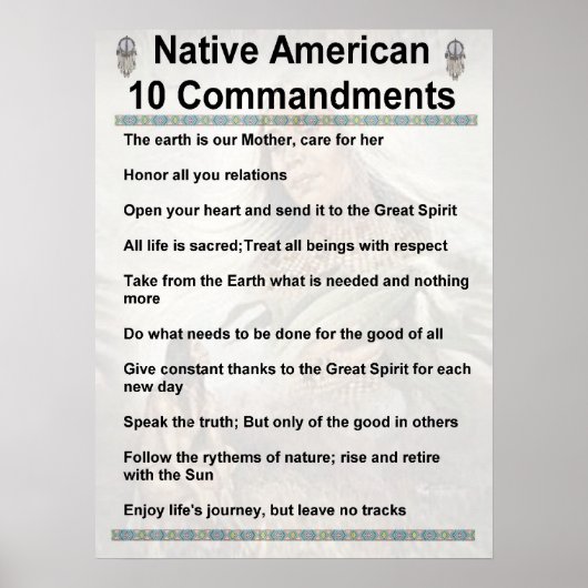 10 geboden NA Poster (Voorkant)