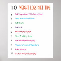 10 Gewichtstips bij verlies voeding