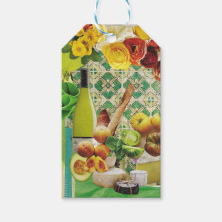 10 Gift Labels met Green Mexican Tegel Cadeaulabel