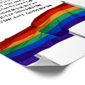 10 Grafiek voor de regenboogvaart met een Tafel Pr Poster (Hoek)