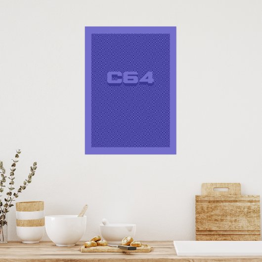 10 IMPRIMER Commodore 64 Poster (Cuisine)