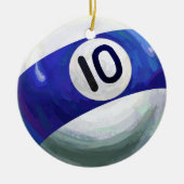 10 inch keramisch ornament (Voorkant)