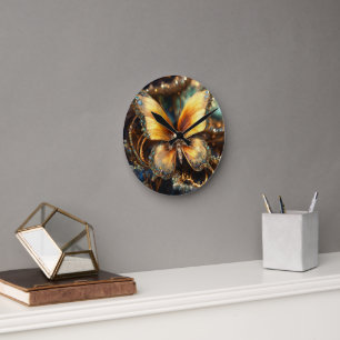 10-inch ronde natuurlijke houten Lijsten wandklok Ronde Klok