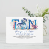 10 Invitation d'anniversaire dans le parc marin de (Debout devant)