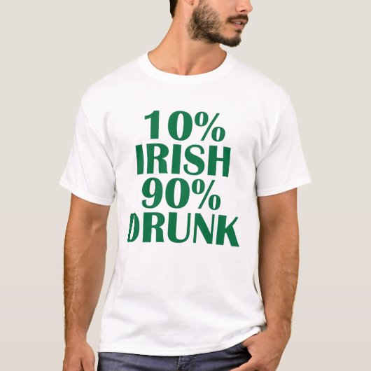 10% IRISH T-SHIRT (Voorkant)