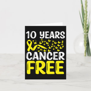 10 jaar Bone Cancer Free Bone Cancer Survivor AWA Kaart