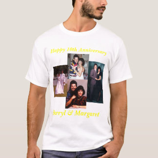 10 jaar bruiloft Jubileum T-shirt
