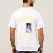 10 jaar bruiloft Jubileum T-shirt (Achterkant)